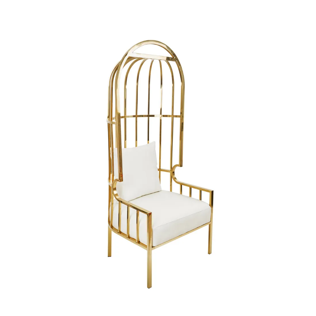 Gold Cage Chair 