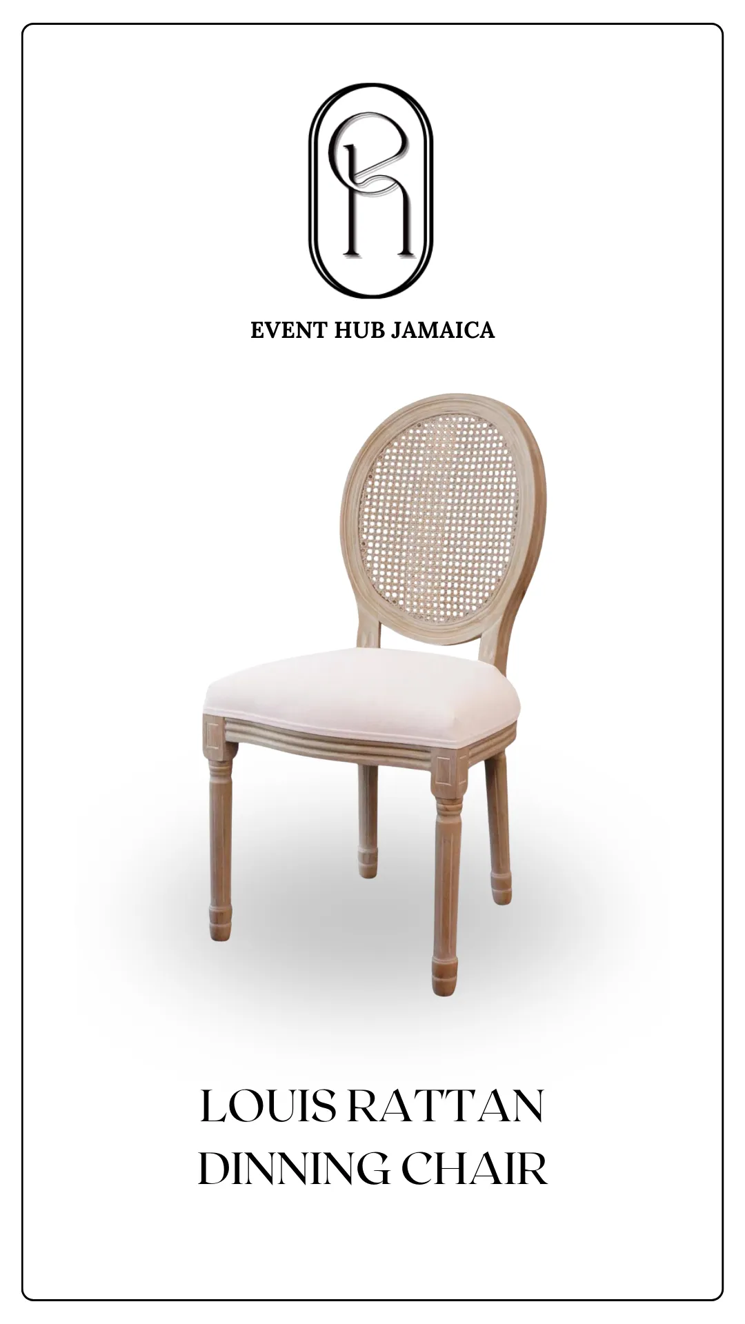 Louis Rattan Dining Chair