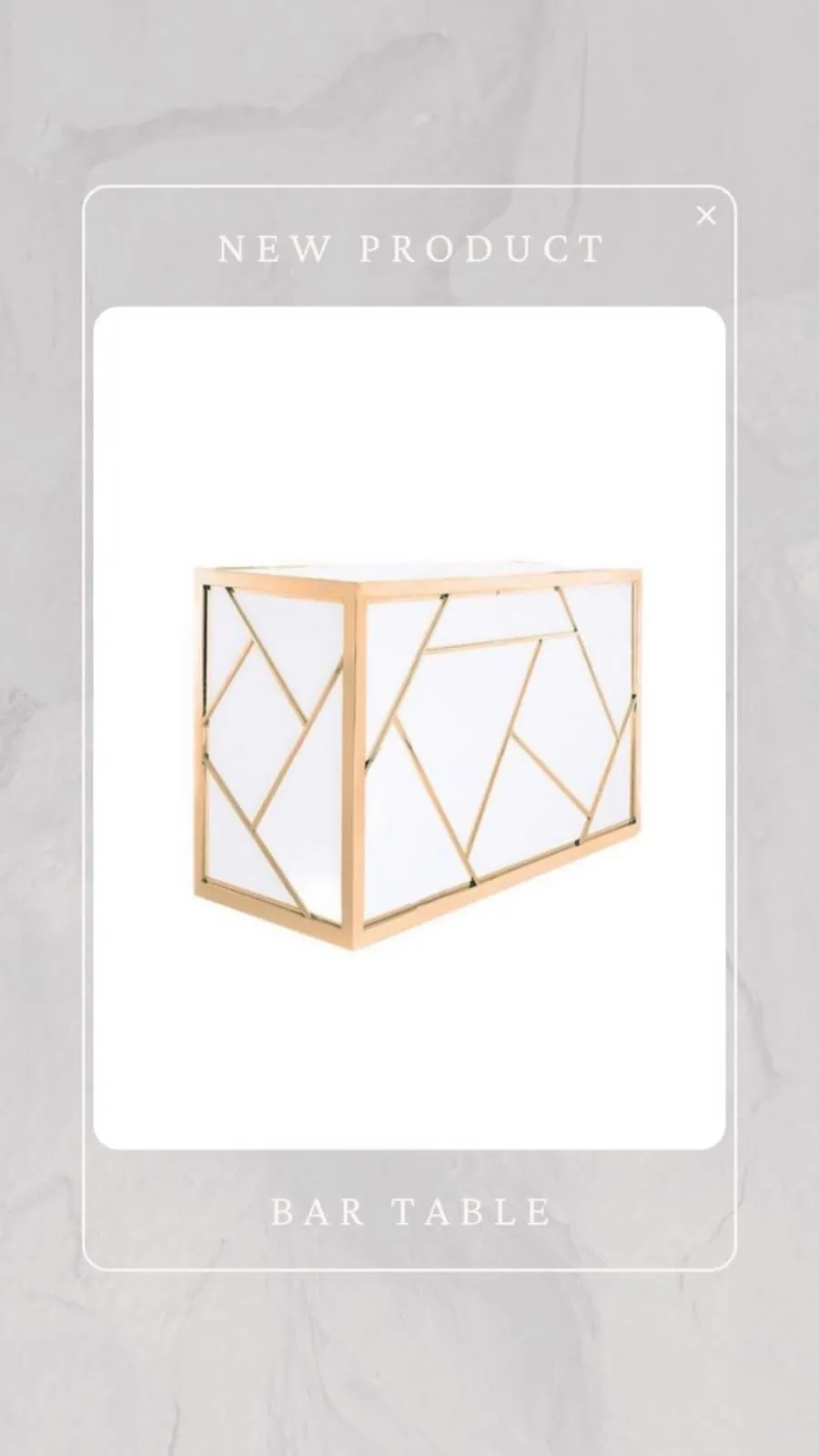 Geometric Bar Counter