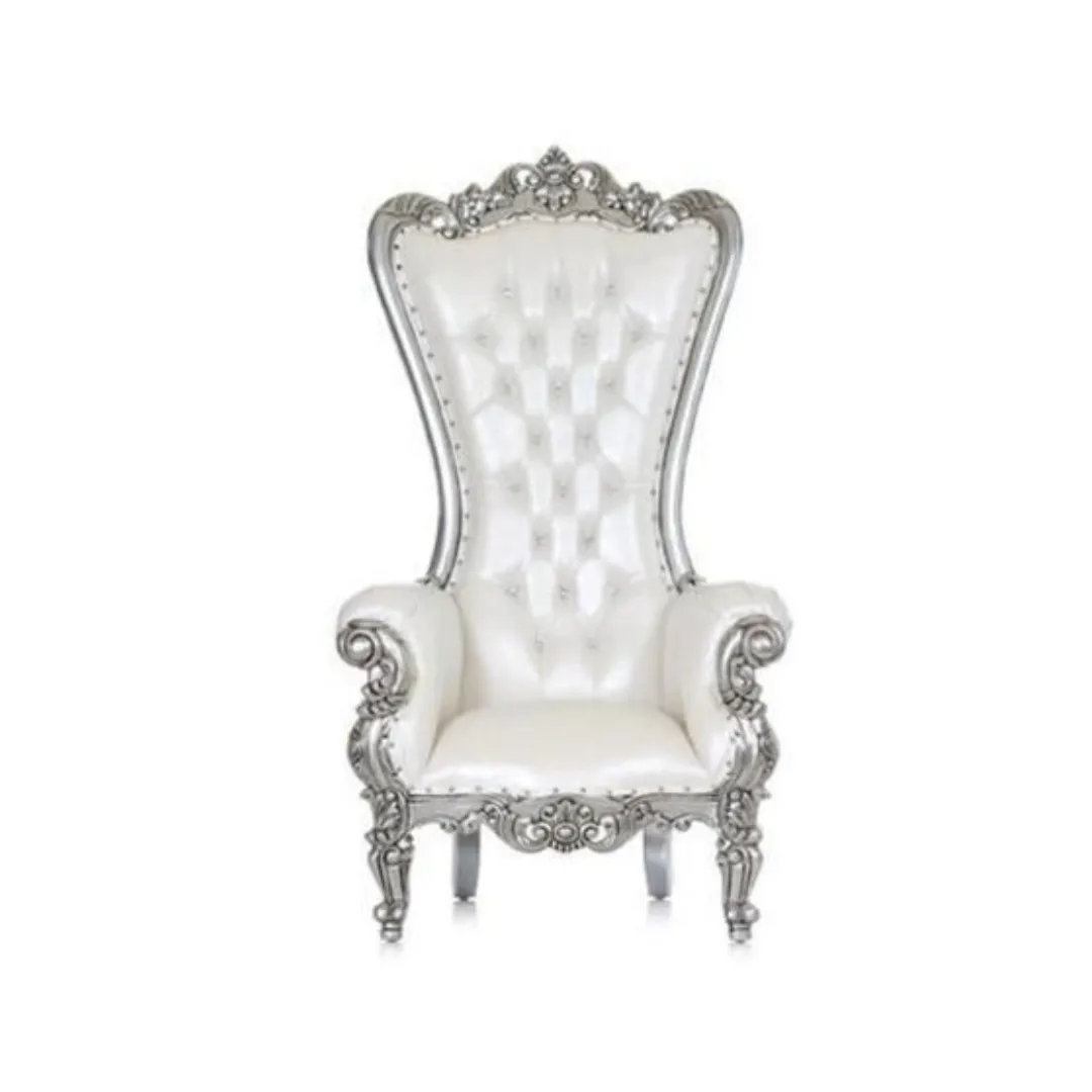 Silver Majesty Throne Chair 
