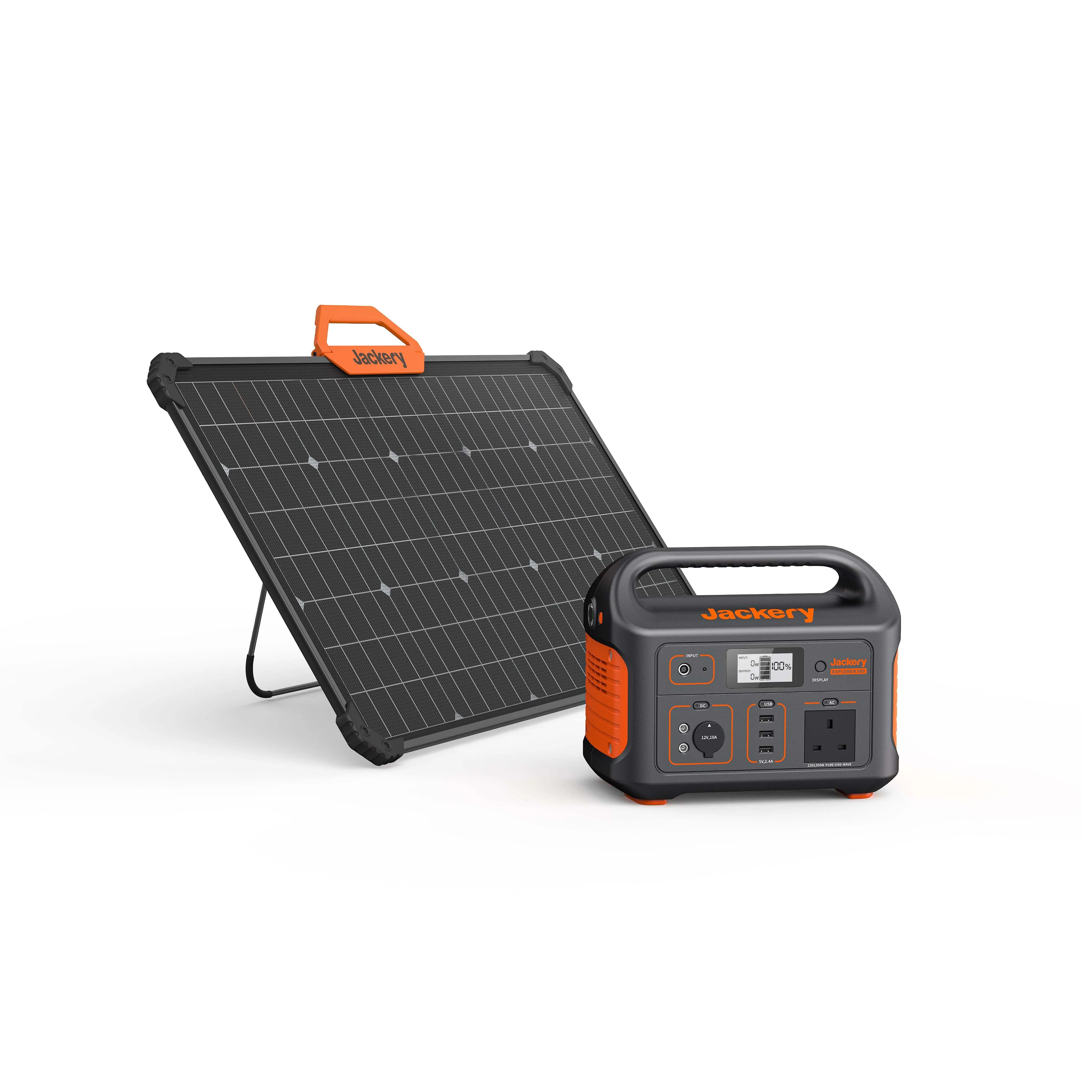 Jackery Battery Bank + Solar Panels