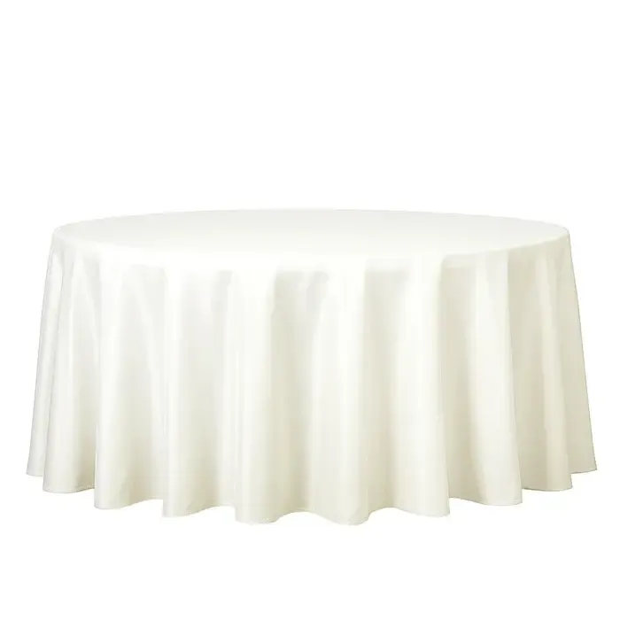 Table Cloth for 5 Foot Round Table (Ivory)