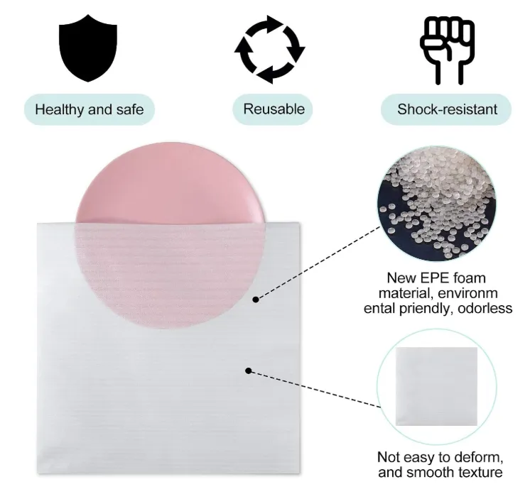 Foam Pouches for Dishes, Photos and Mirrors