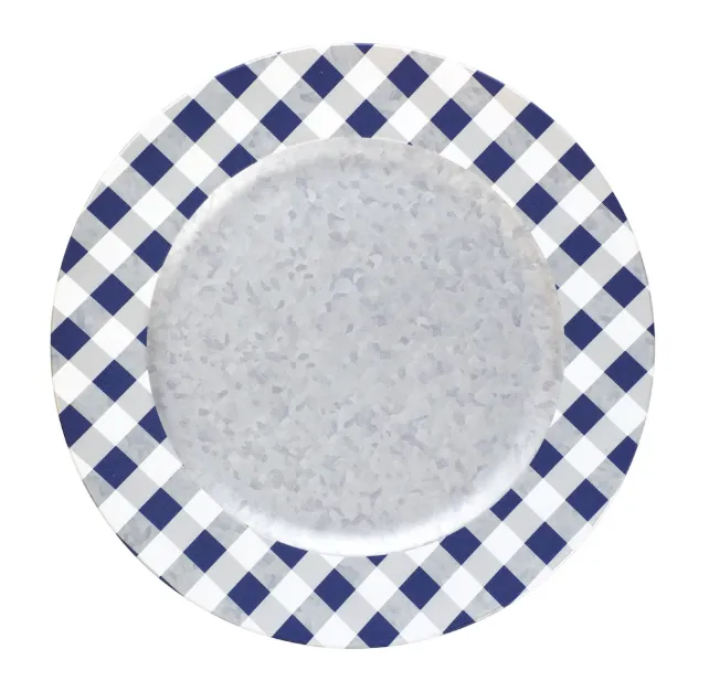 Buffalo Check Plastic Charger Plate, 13in.