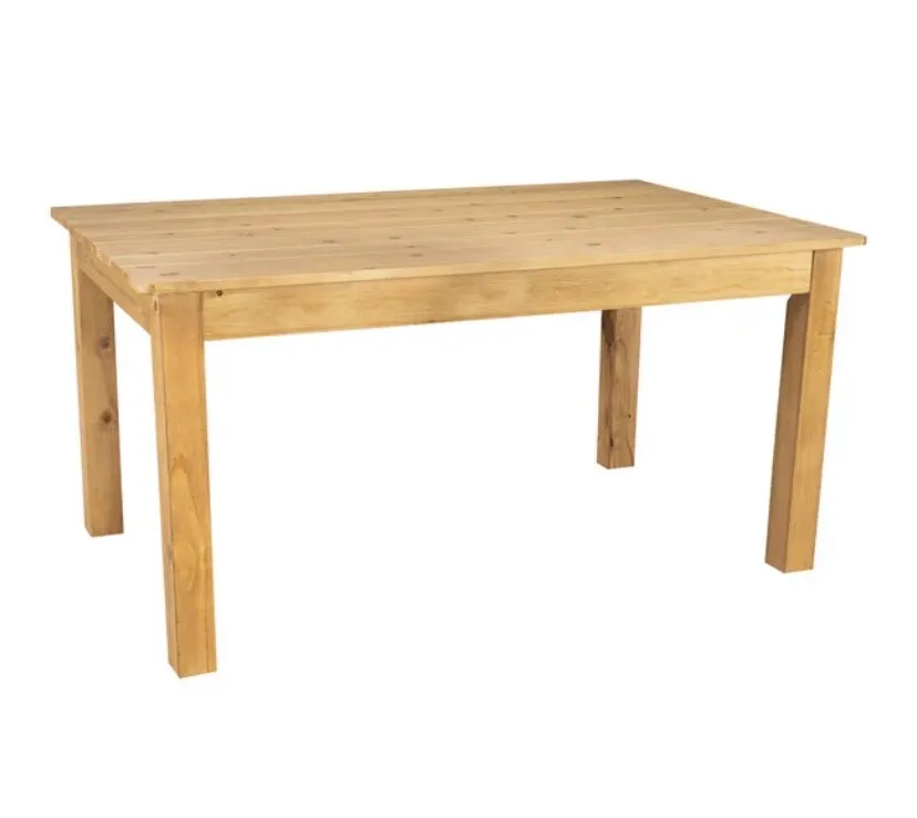 8' Harbor Pine Dining Table