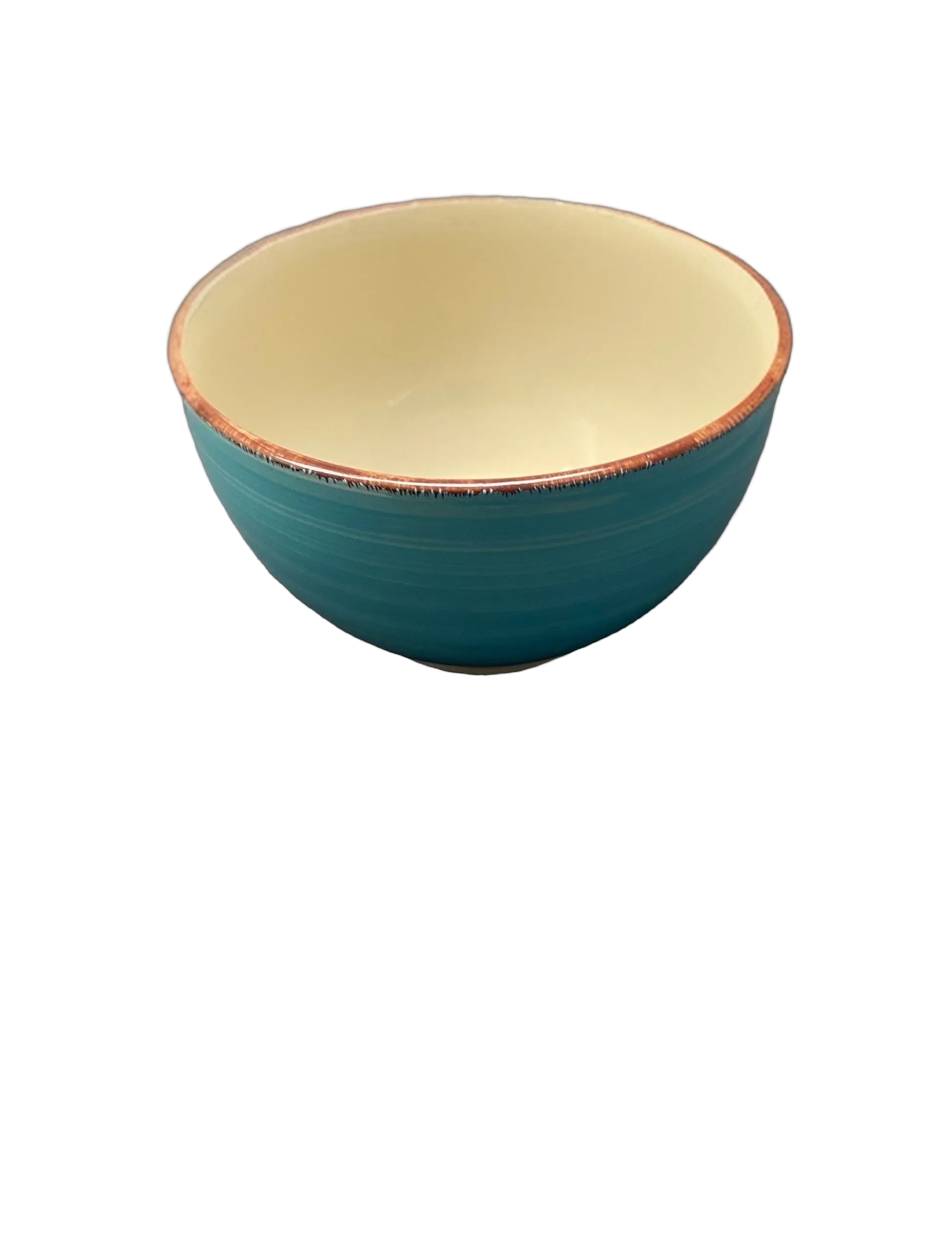 Turquoise Swirl Salad Bowl