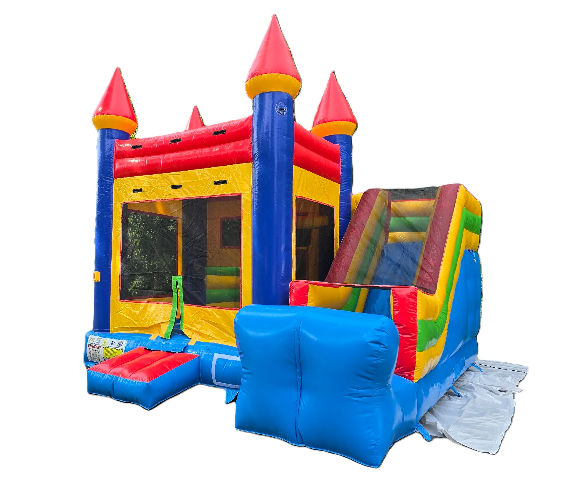 Castle Jumper with Slide