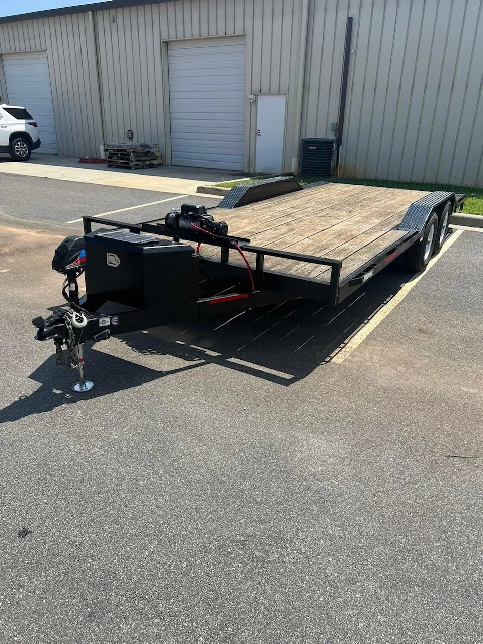 18' x 96" Equipment Trailer w/ Drive over Fenders