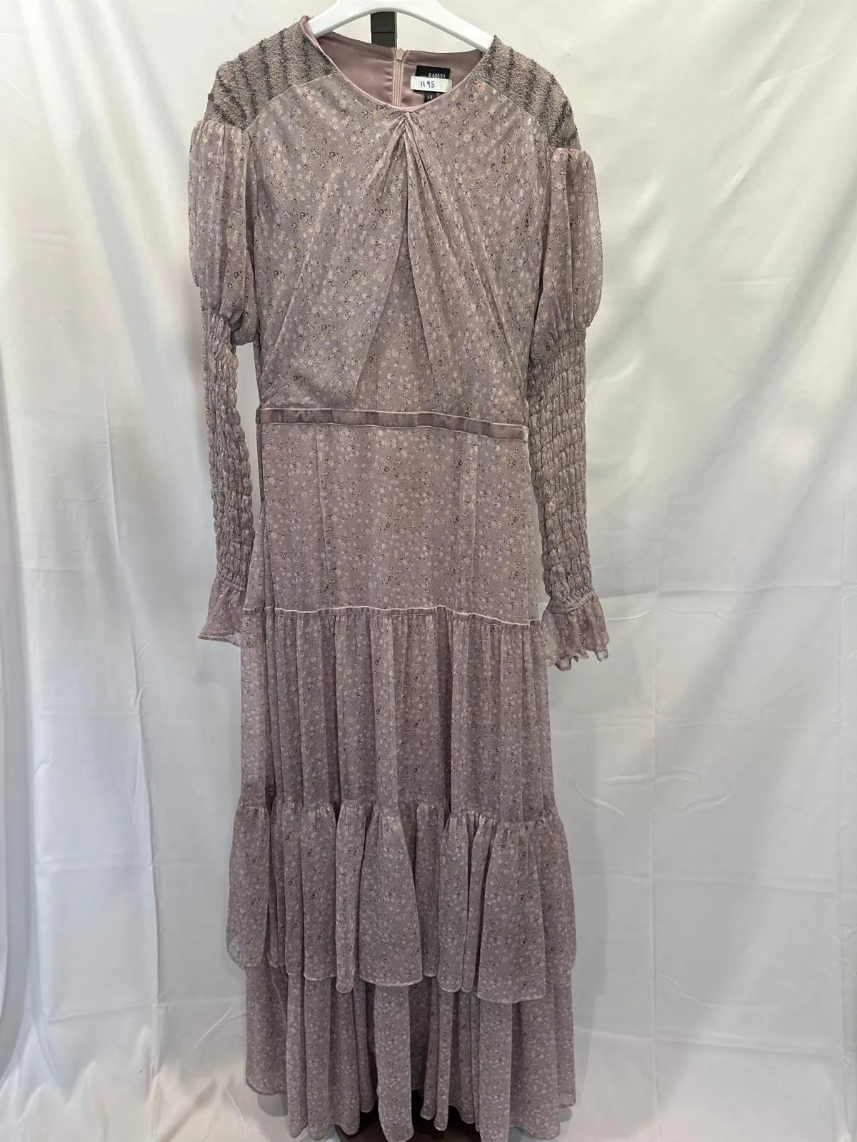 1195 10 Purple Floral