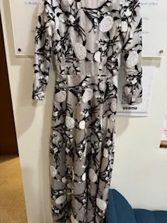 1275 S Black and White Beaded