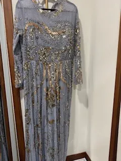 1337 L Dusty Blue Sequin
