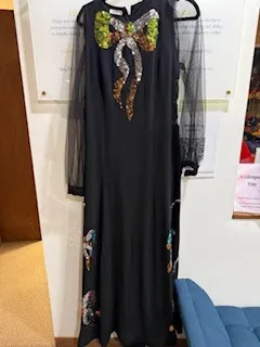 1319 L Black Multi Beaded