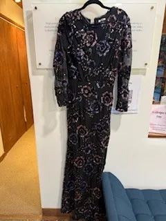 1284 S Black Sequin Multicolor