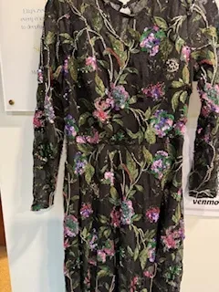 1262 M Black Pink Green Flora