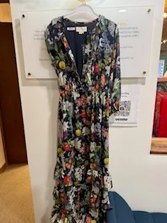 1341 8 Black Floral Lemon