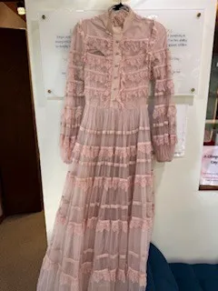 1322 XS Pink Tiered Lace