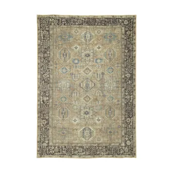 Vloerkleed 160 x 230 groen vintage 