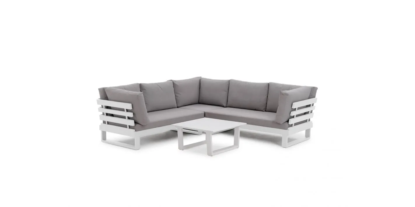 Lounge set wit- huren 