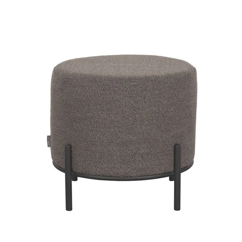 Poef bruin boucle - verhuur