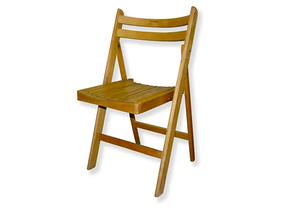 houten klapstoel wedding chair