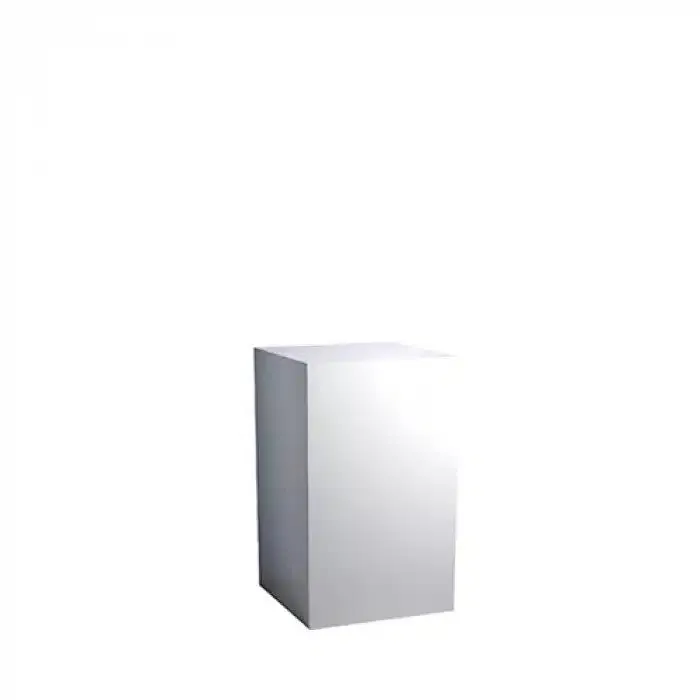 Witte zuil MDF indoor 40 x 40 x 60cm/ verhuur