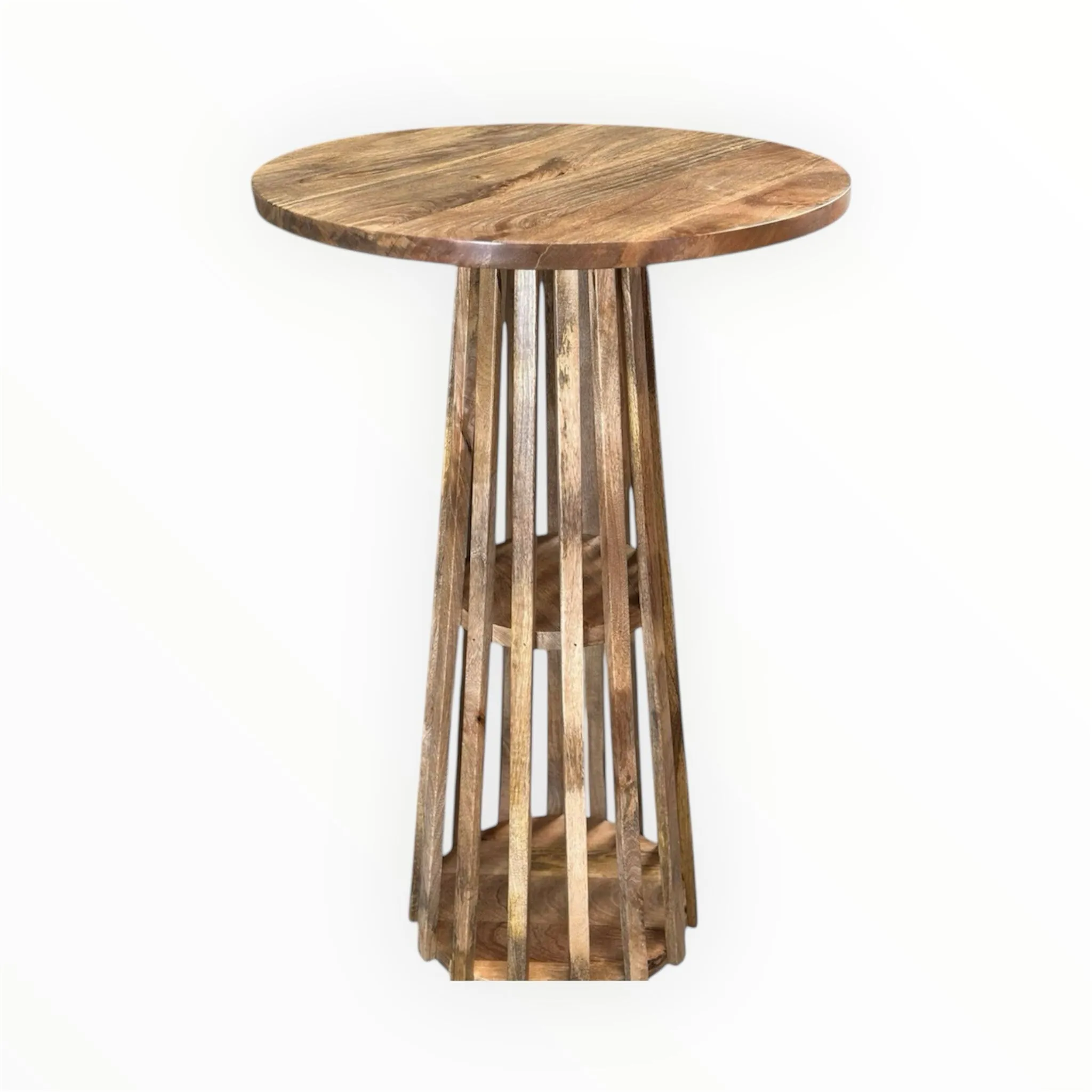 Ronde Houten Bartafel – Ø70 cm x H110 cm