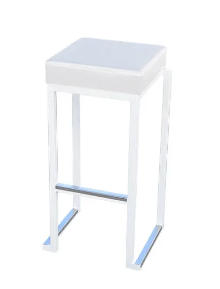 Barkruk / kruk wit design