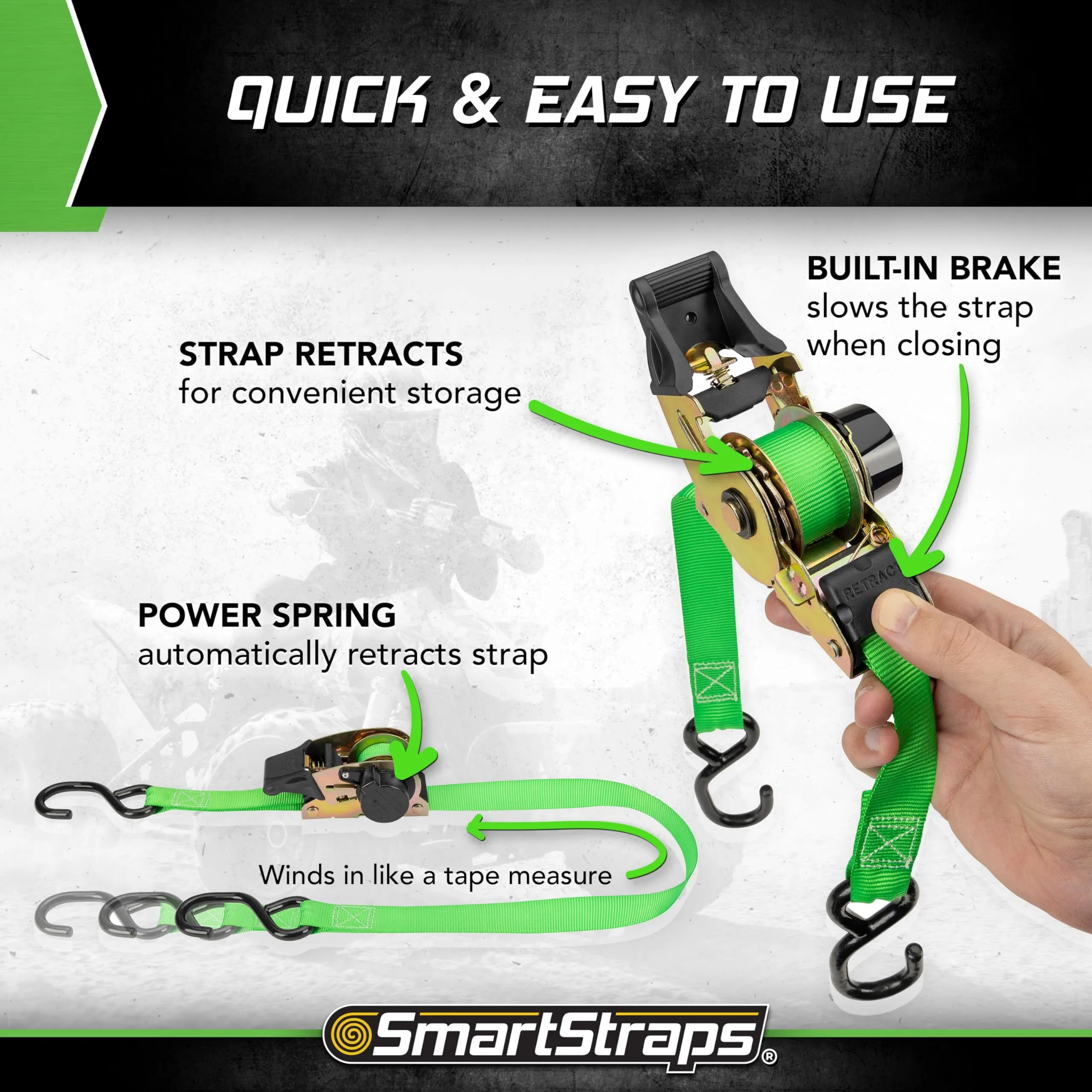 Smart Strap Ratchet Straps