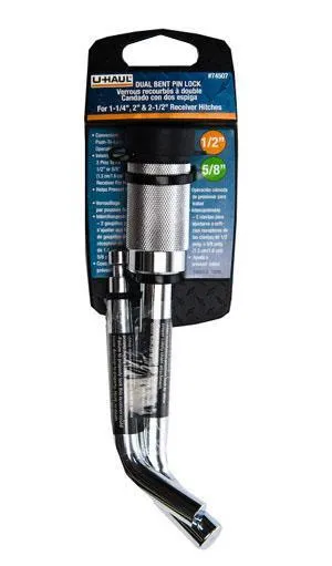 Trailer hitch pin - dual bent 