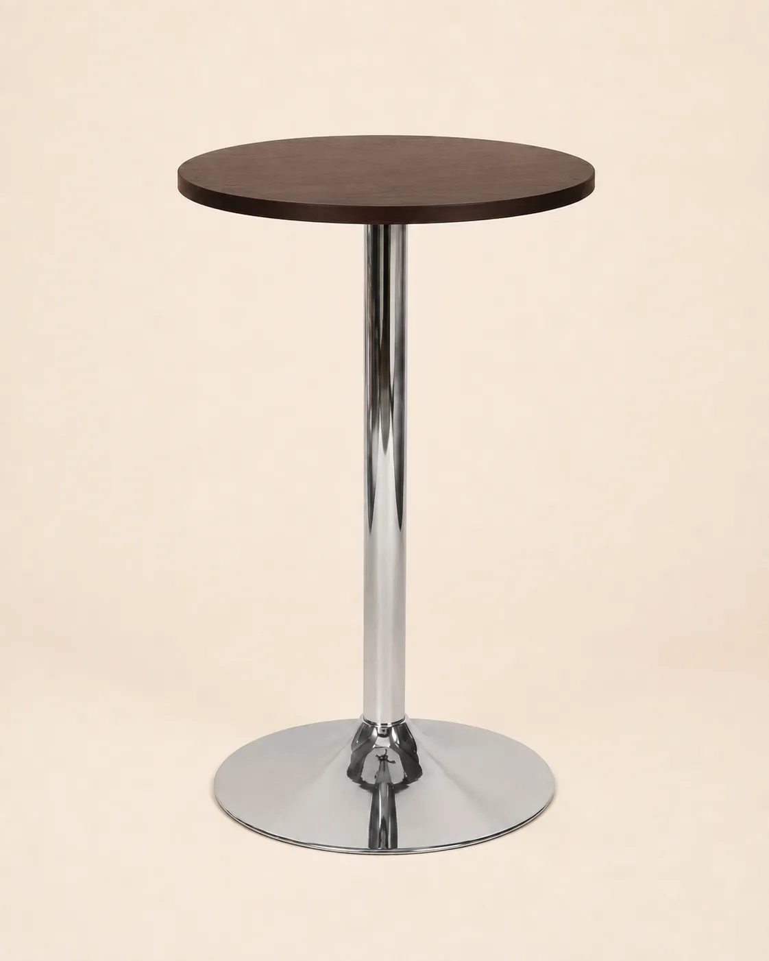 Palma Round Chrome Poseur Table Hire | Weddings & Events Highlands