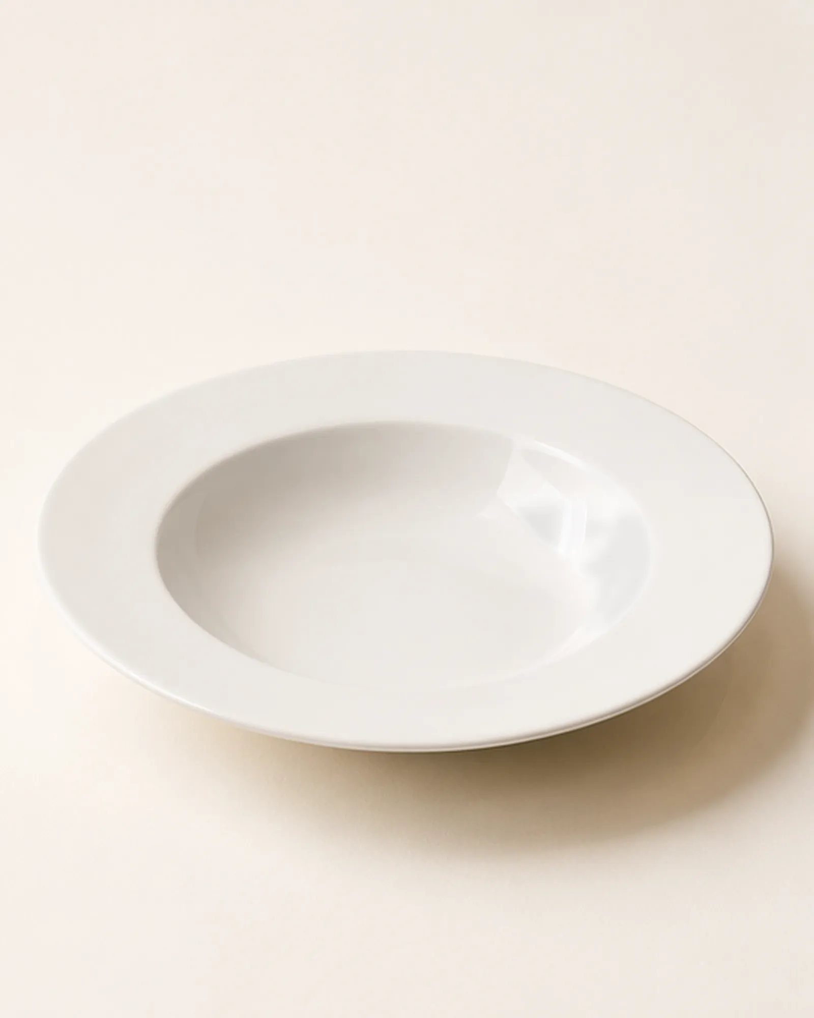 9.0" Winged GenWare White Soup or Pasta Bowl Hire | Wedding & Event Catering Hire Highlands