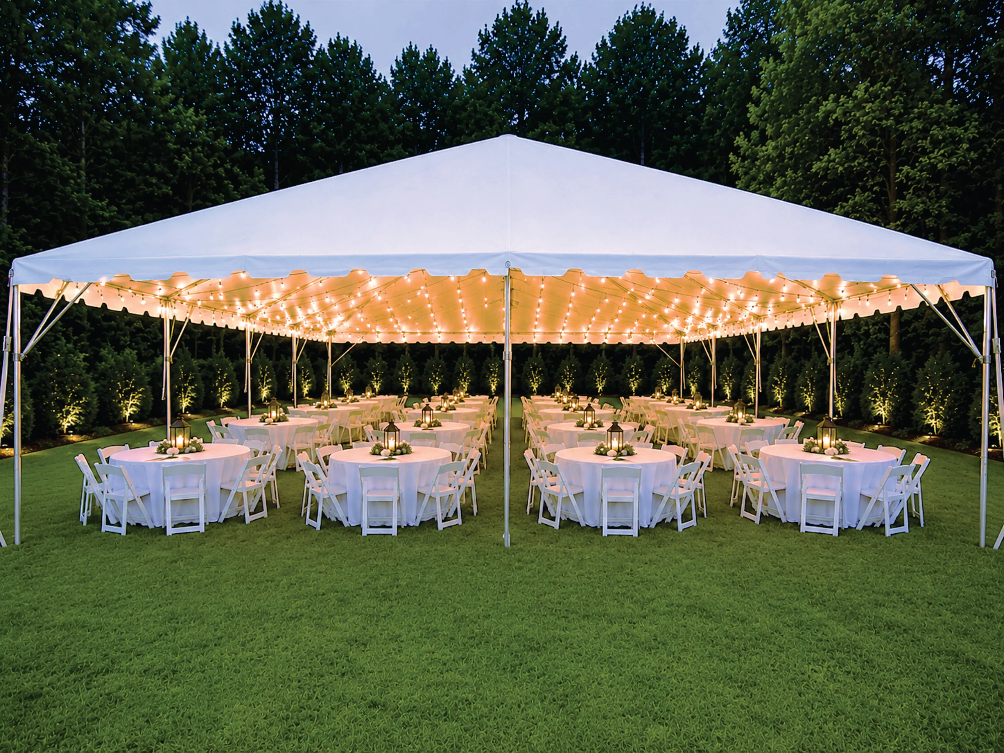 40' Wide Frame Tent