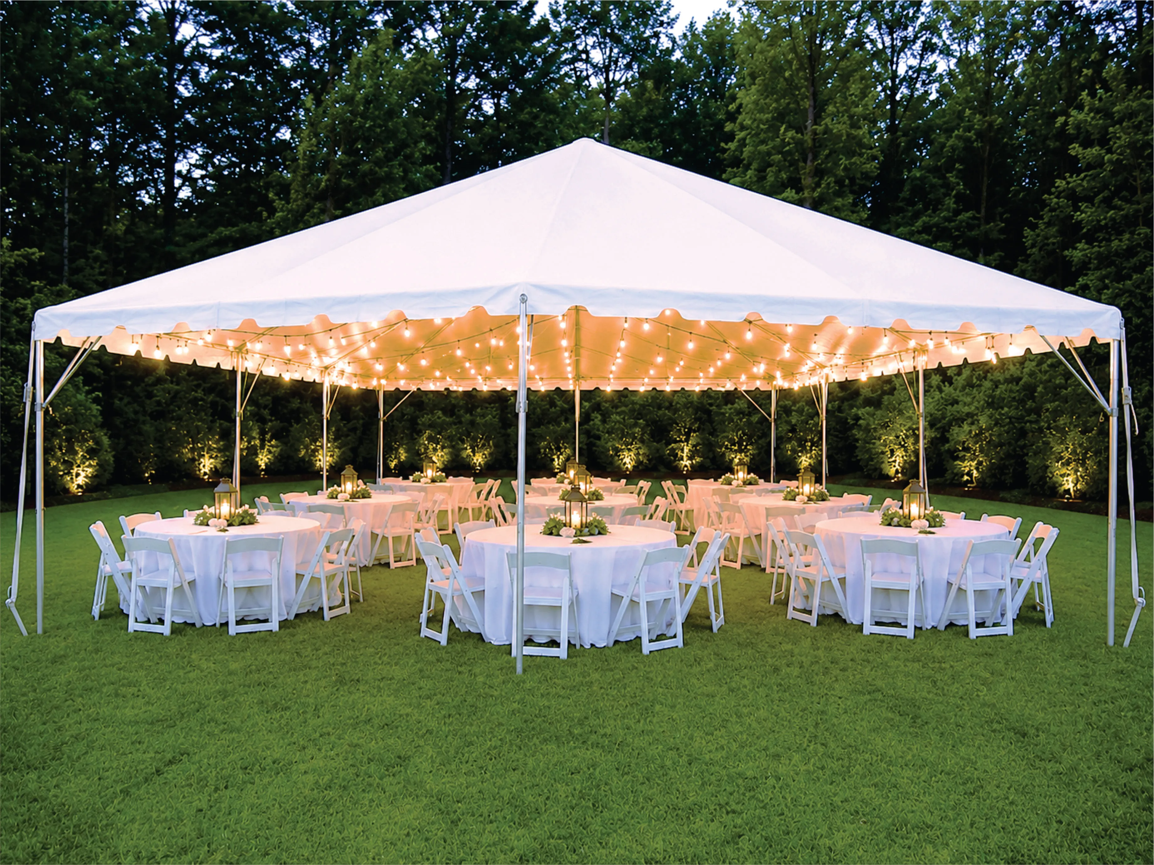 30' Wide Frame Tent