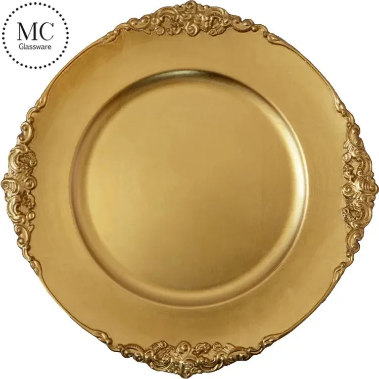 Gold Charger Plates 
