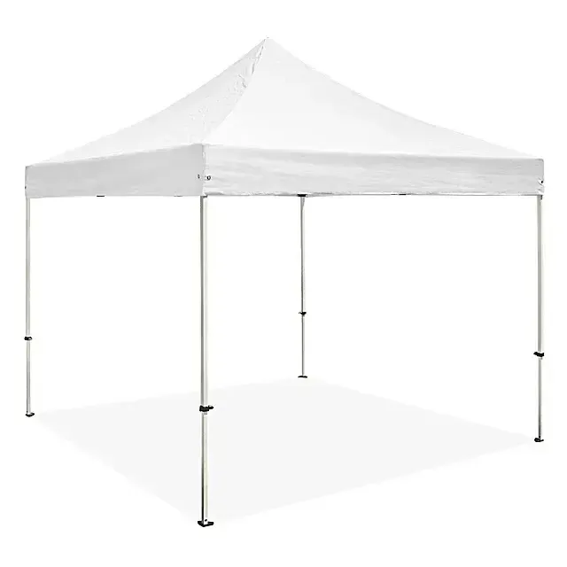 10’ x 10’ Steel Frame Pop-Up Tent - White