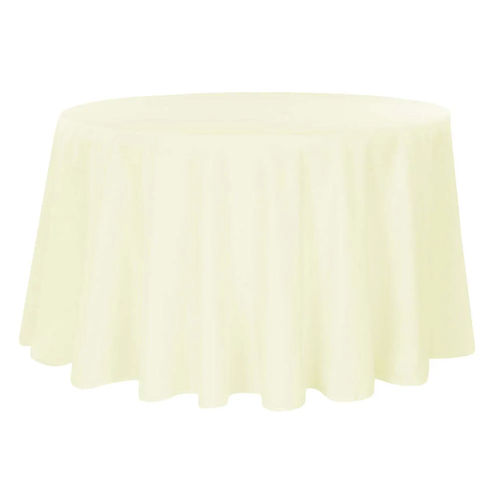 108' Round Polyester Tablecloths