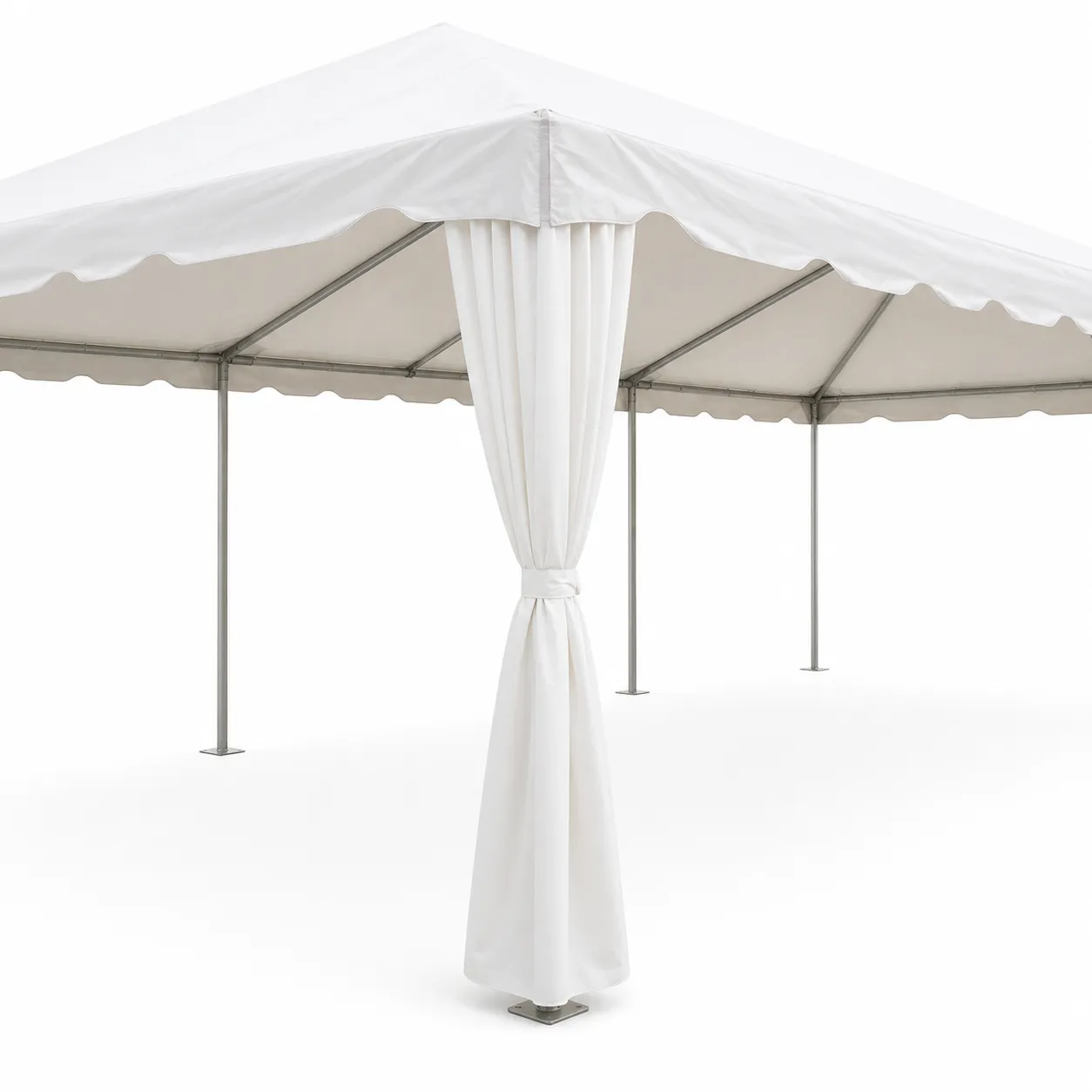 Tent Leg Drapes (Off White/Ivory)