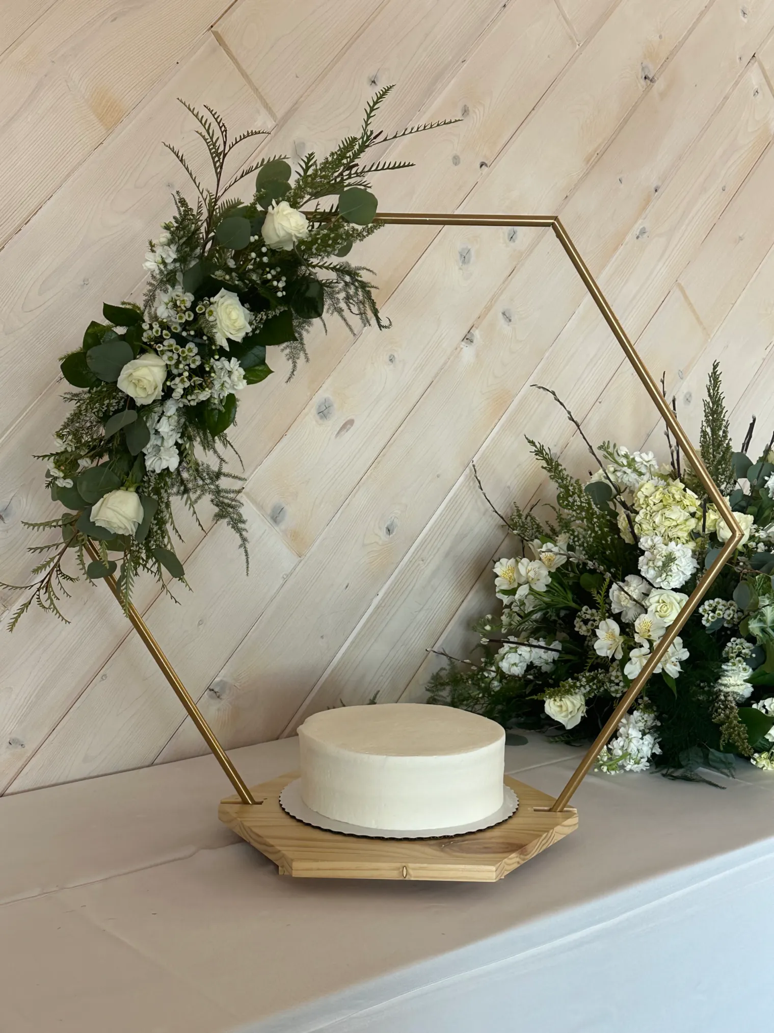 Hexagon Cake Display