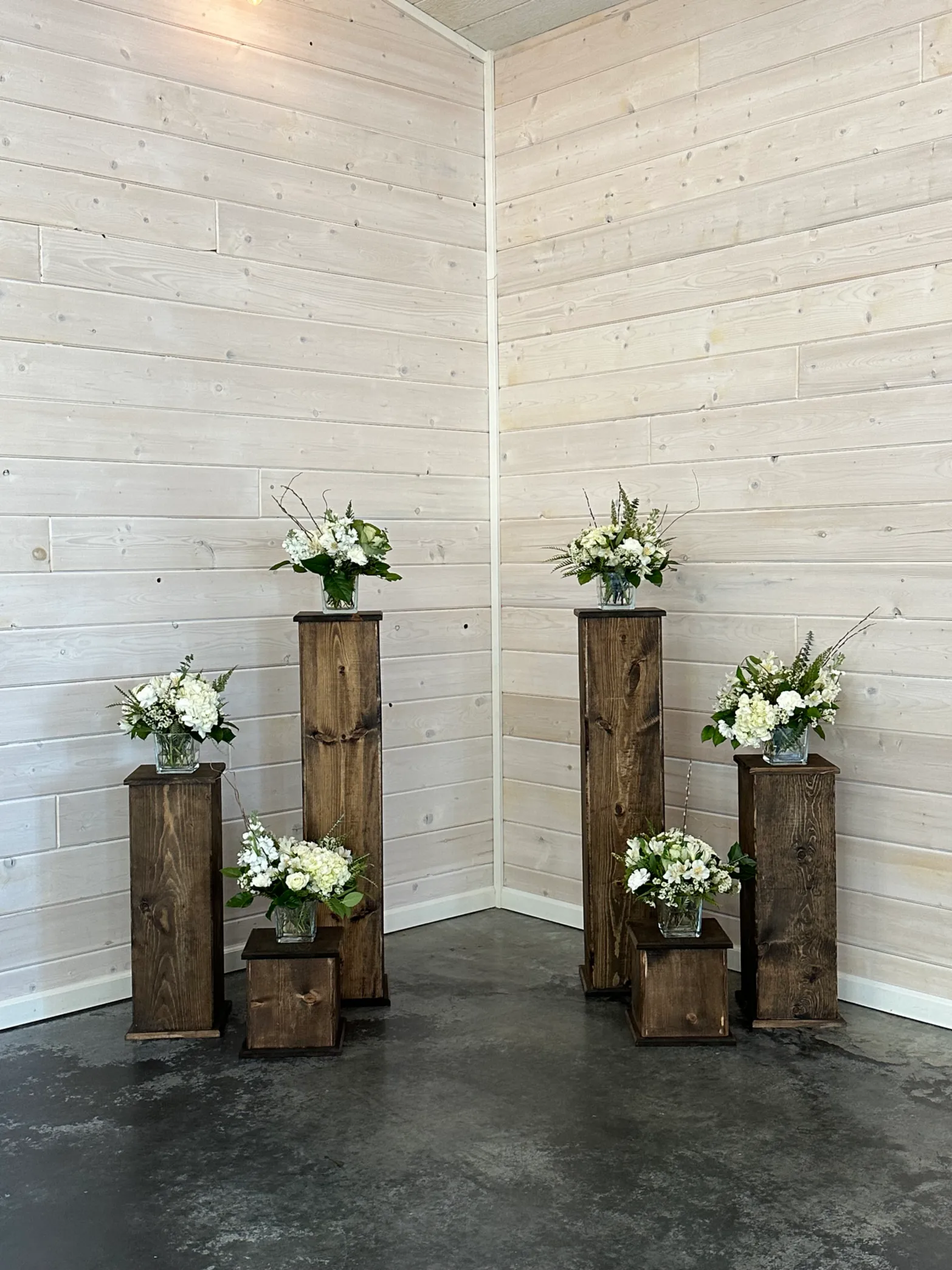 Stained Pedestals 