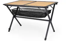 Tisch Berger Roya Alu-Bambus schwarz 110 x 70 cm