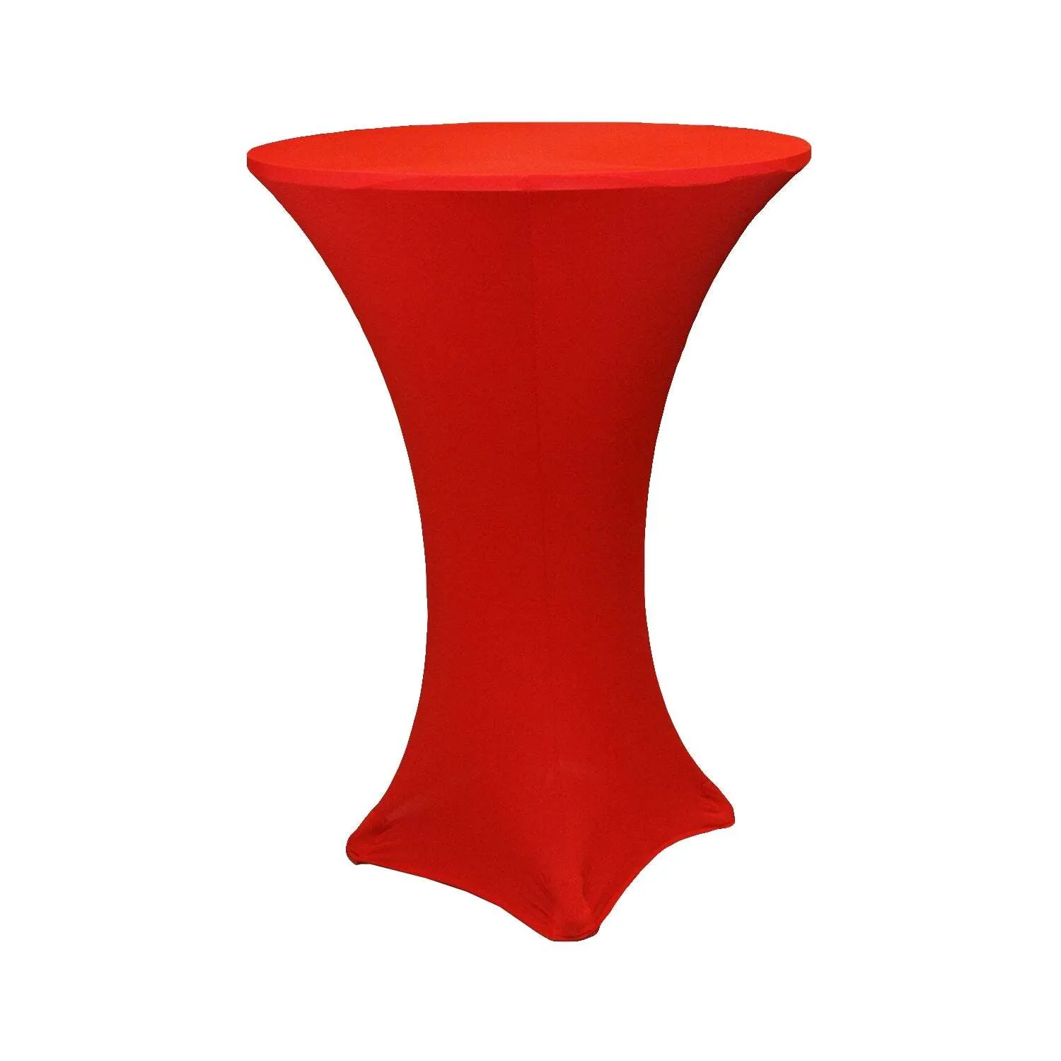 Red Cocktail Table Cover Spandex