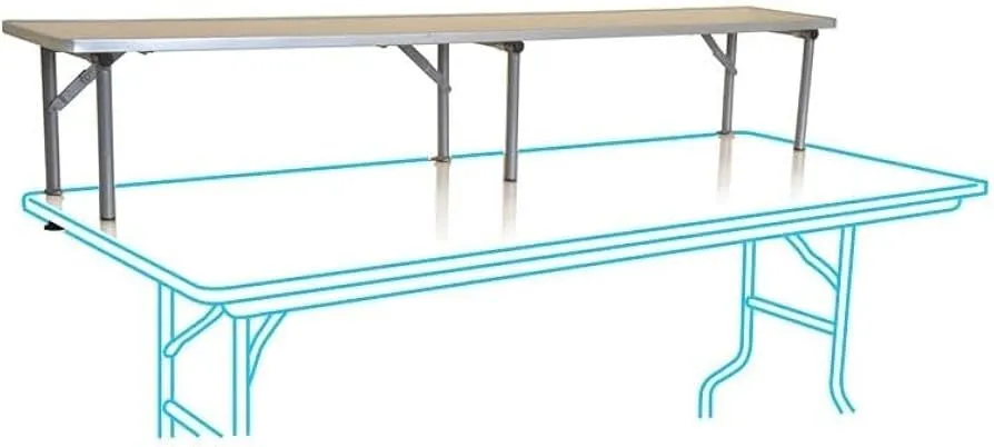 Bar Top Table Riser with 6 Foot WOOD ONLY TABLE