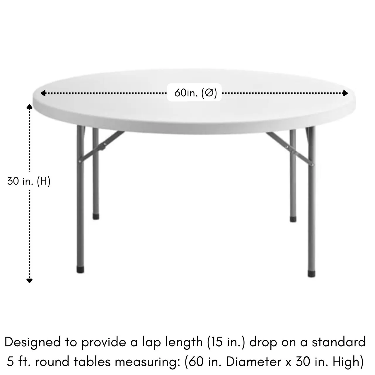 Round Wood Table 90" Diameter