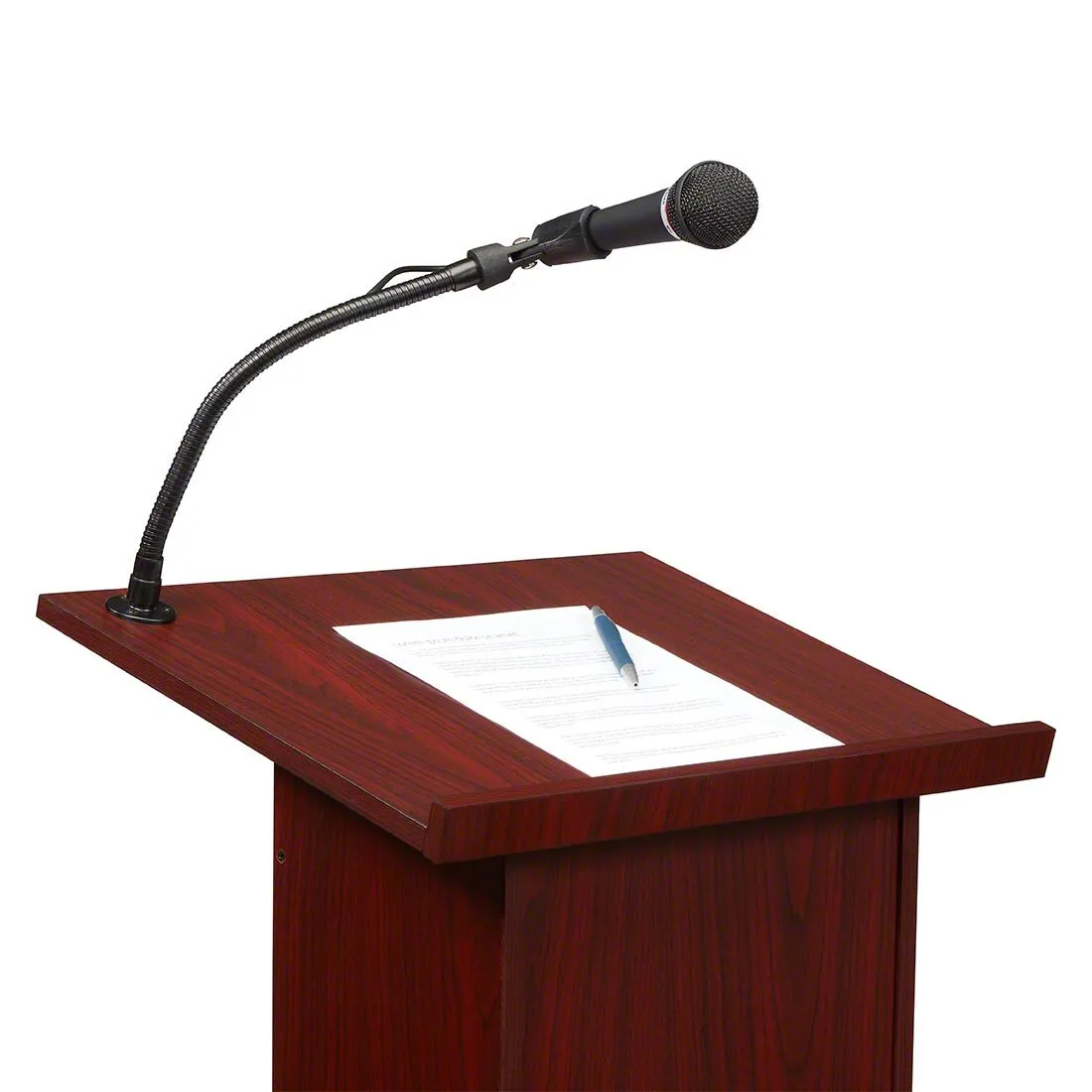 Podium with Microphone Holder
