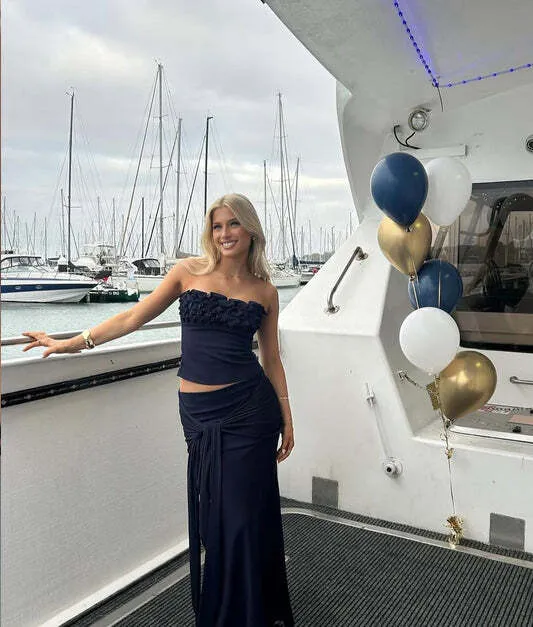 Ance Gria Jude Set - Navy