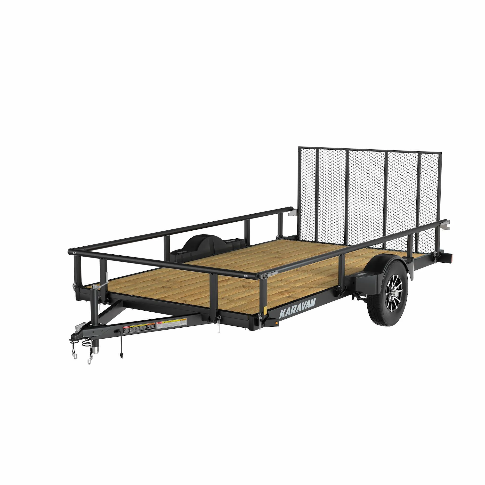 KASM 7x14 SINGLE AXLE UTILITY TRAILER