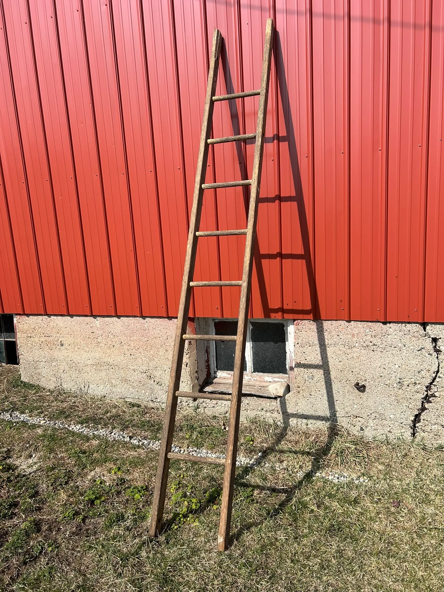 Antique Wooden Ladder