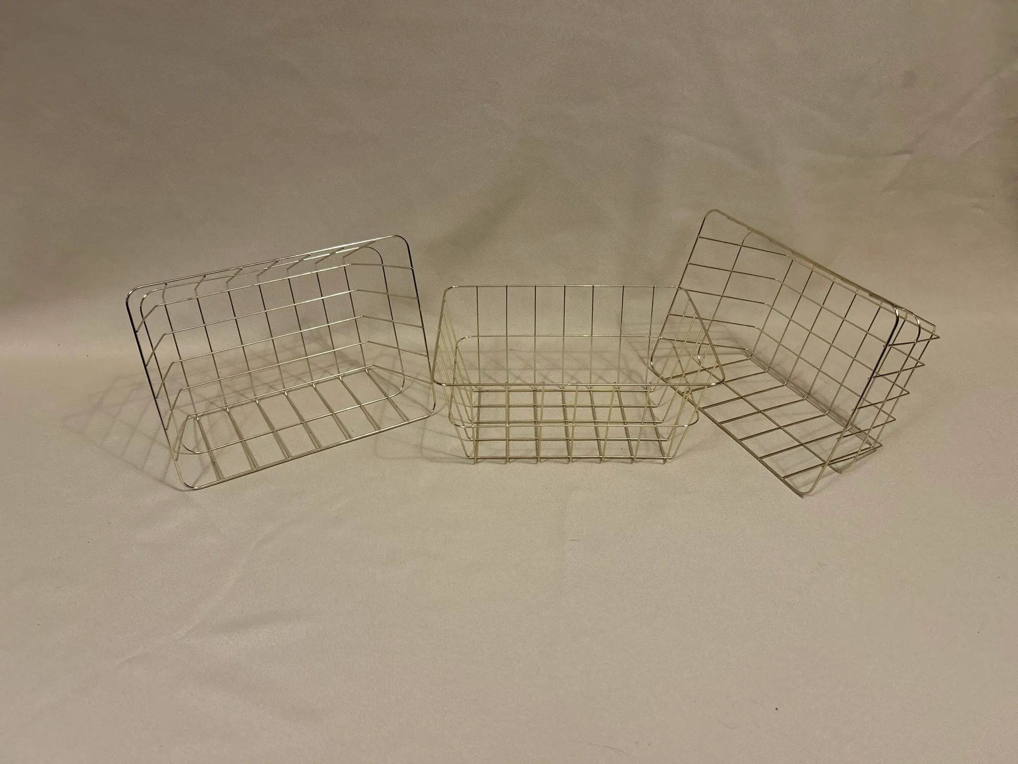 3 Little Gold Baskets