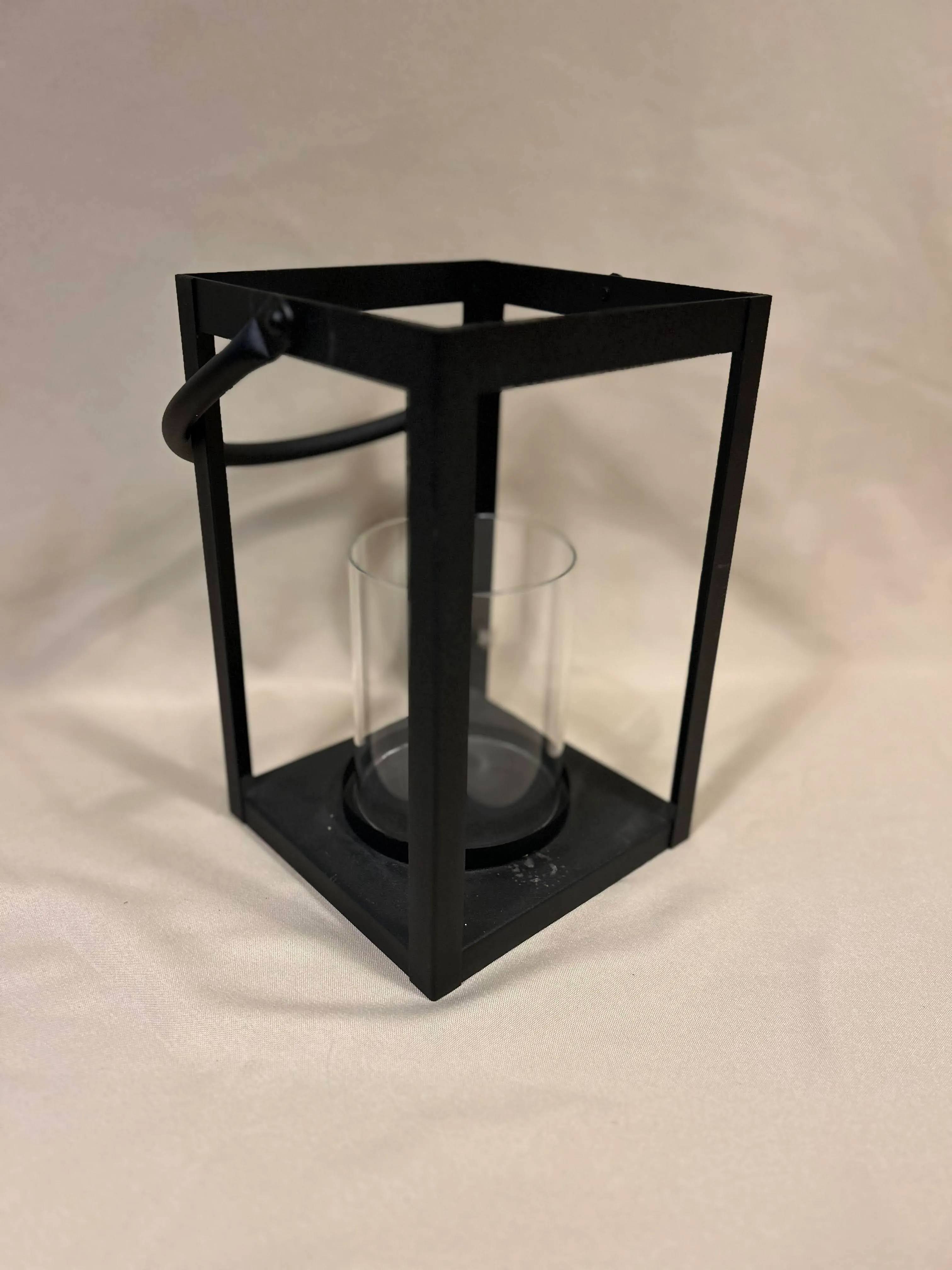 Black Candle Lantern