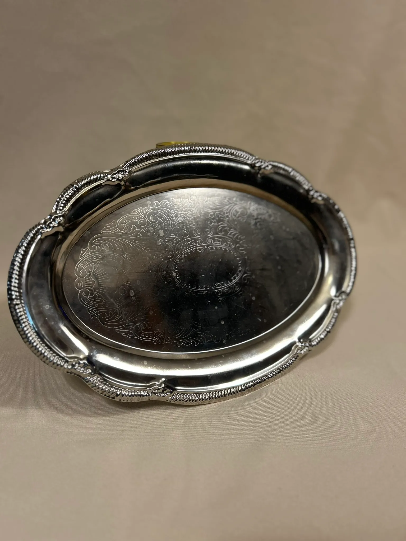 Silver tray